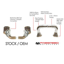 Load image into Gallery viewer, Fabspeed Porsche 992 Carrera link comp. Pipes (2020+)