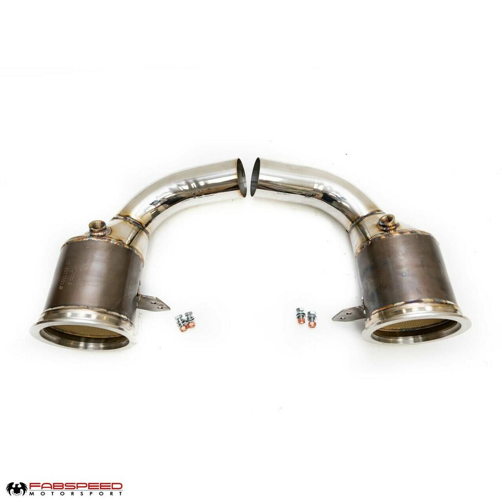 Fabspeed Porsche 992 Carrera Sport Catalytic Converters (2020+)