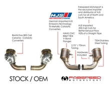 Load image into Gallery viewer, Fabspeed Porsche 992 Carrera Sport Catalytic Converters (2020+)
