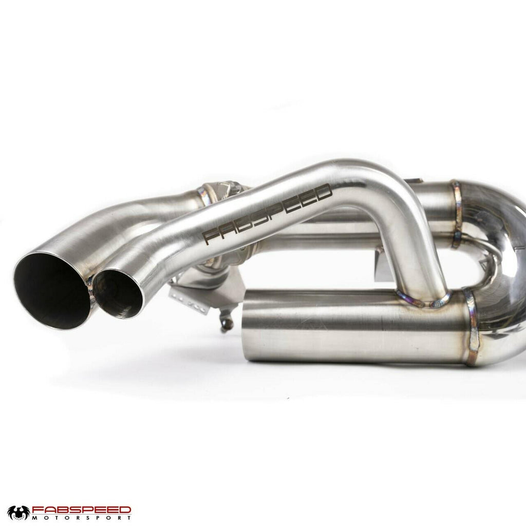 Fabspeed Porsche 992 Twin Turbo / Twin Turbo S Cat-Back Valvetronic Maxflo Exhaust System (2021+)