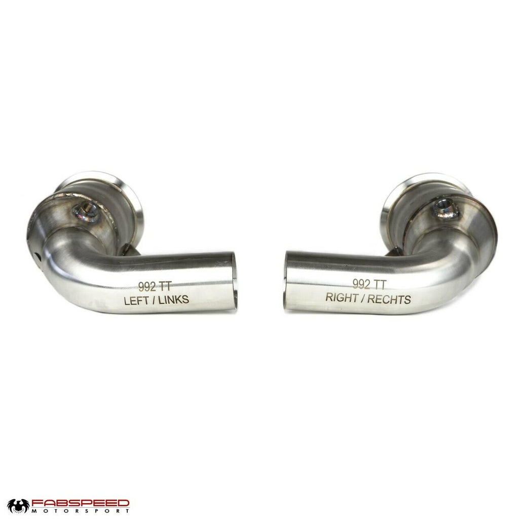 Fabspeed Porsche 992 Twin Turbo / Twin Turbo S Sport Catalytic Converters (2021+)