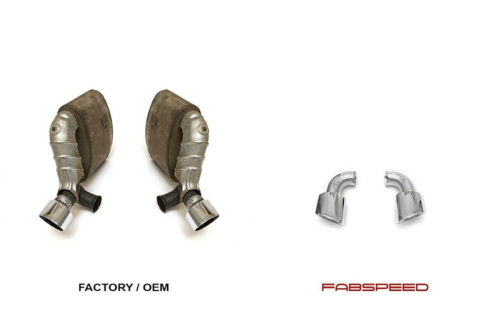 Fabspeed Porsche 993 Turbo Muffler Bypass Pipes (1995-1998)