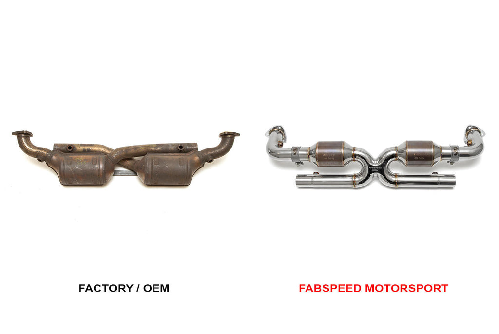 Fabspeed Porsche 996 GT3 Sport Cat X-Pipe (1999-2005)