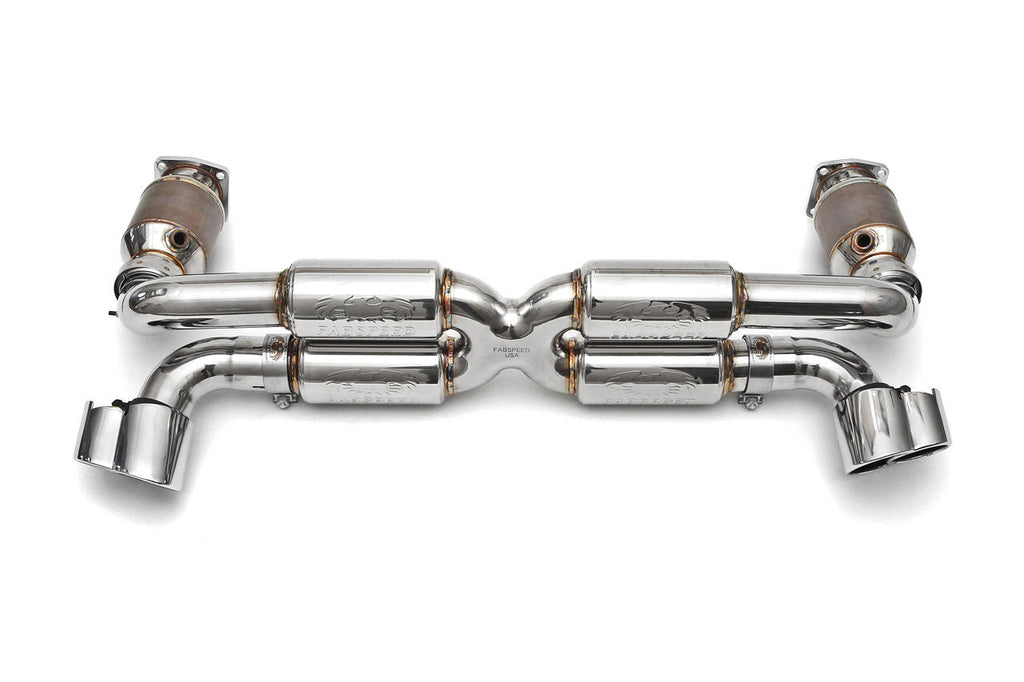 Fabspeed Porsche 996 Turbo Supersport 70mm X-Pipe Exhaust System (2000-2005)