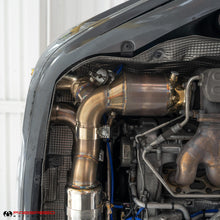 Load image into Gallery viewer, Fabspeed Porsche 997.2 Turbo / Turbo S Valvetronic Supersport X-Pipe Exhaust System (2010-2012)