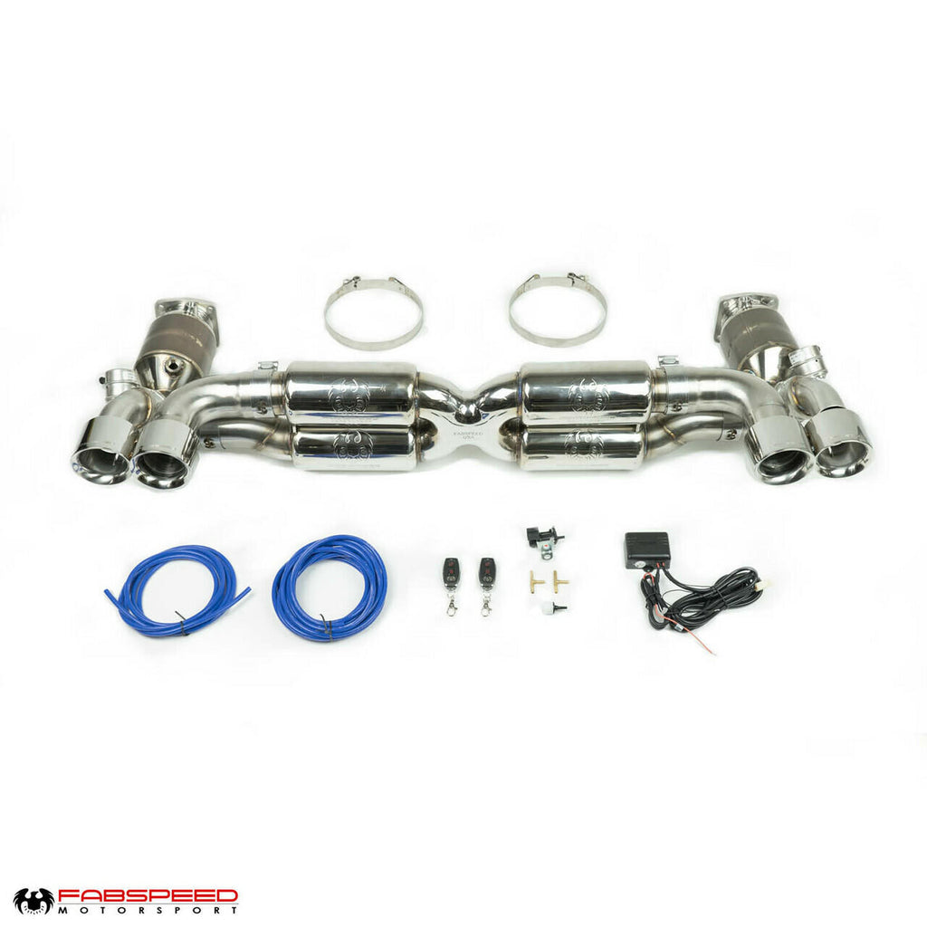 Fabspeed Porsche 997.2 Turbo / Turbo S Valvetronic Supersport X-Pipe Exhaust System (2010-2012)