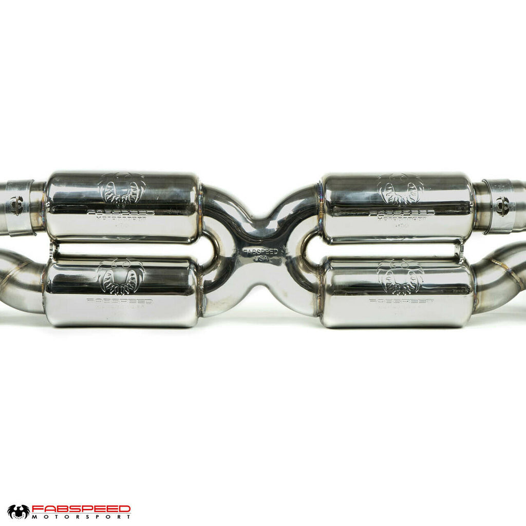 Fabspeed Porsche 997.2 Turbo / Turbo S Valvetronic Supersport X-Pipe Exhaust System (2010-2012)