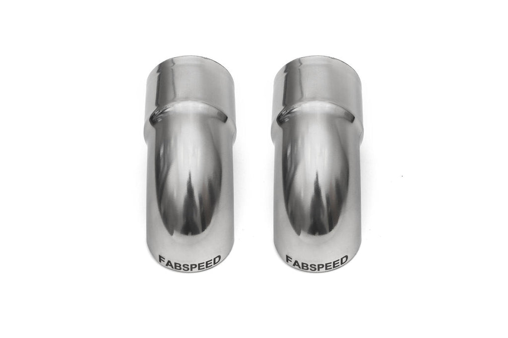 Fabspeed Porsche Competition Slip-On Turndown Tips (2.50"/63.5mm ID) - Fabspeed Exhausts Only
