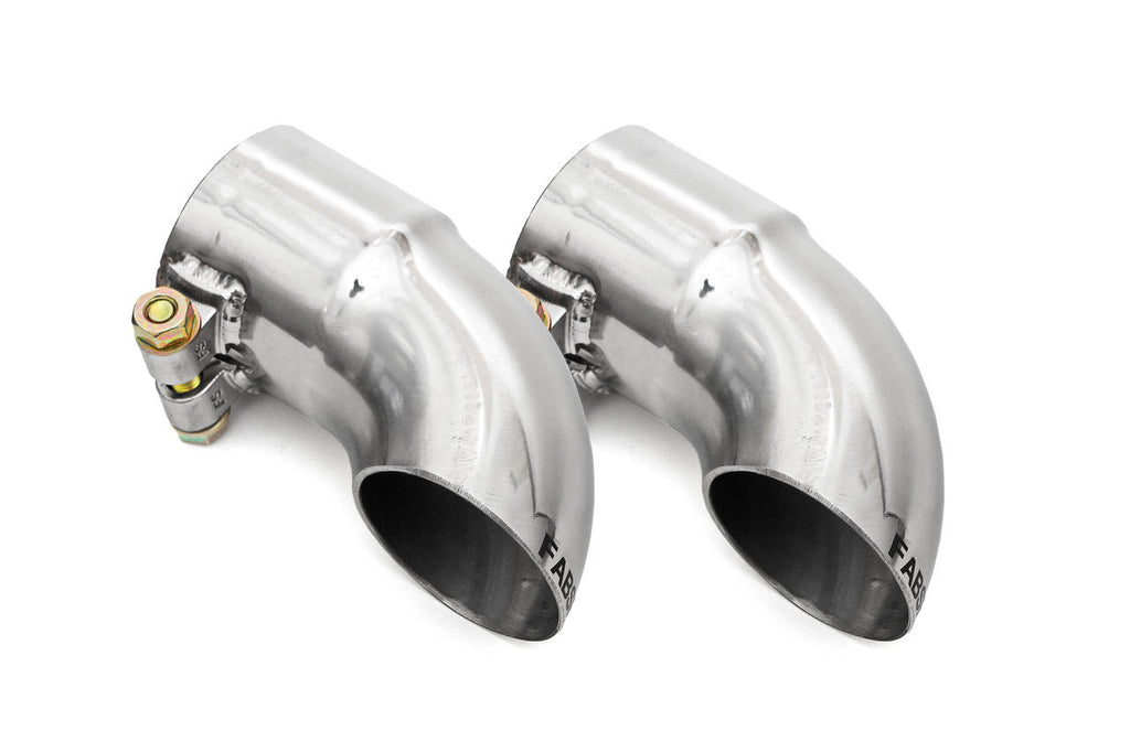 Fabspeed Porsche Competition Slip-On Turndown Tips (2.50"/63.5mm ID) - Fabspeed Exhausts Only