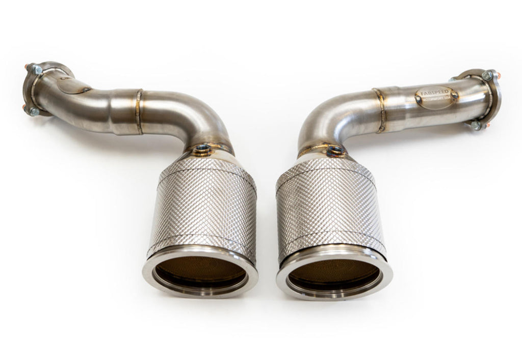 Fabspeed Porsche E3 Cayenne S 2.9L Turbo / Turbo S Primary Sport Catalytic Converters