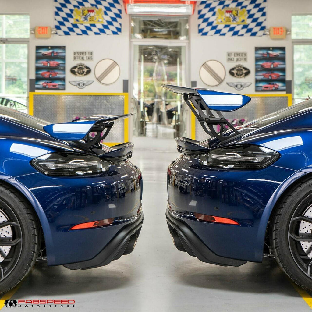 Fabspeed Porsche GT4 Wing Risers