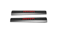 Load image into Gallery viewer, Carbon Fiber Door Sills With Raised "Ferrari" Script - Ferrari F12 Berlinetta