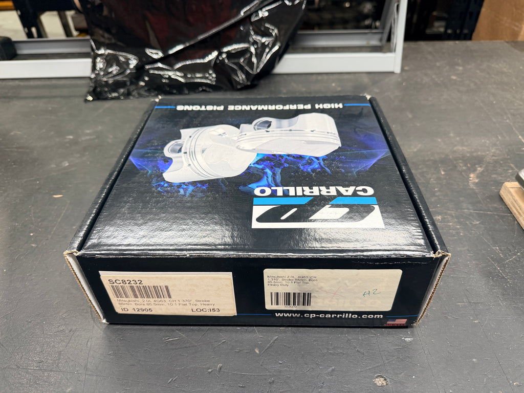 CP HD Forged Pistons 4G63T Evo 4-9 85.5mm  10.5:1 88mm Stroke OPEN BOX