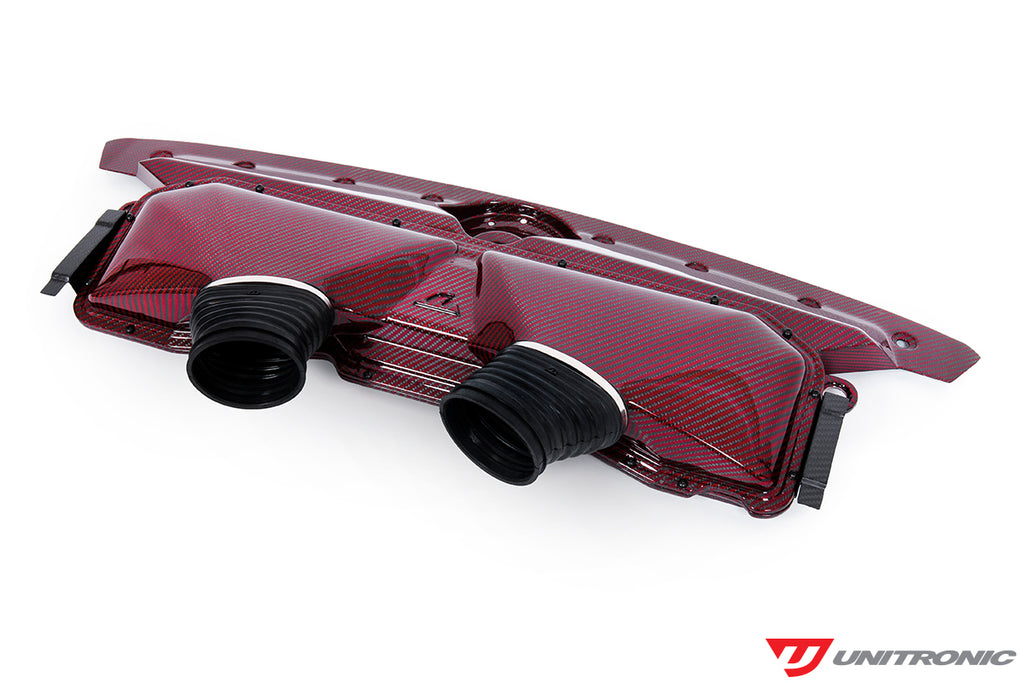 Unitronic Carbon Fiber Intake & Turbo Inlets for C8 RS 6/RS 7 Red Carbon Kevlar