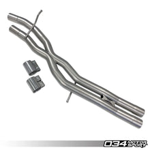 Load image into Gallery viewer, 034Motorsport Res-X Resonator Delete and X-Pipe, B9/B9.5 S4 3.0T